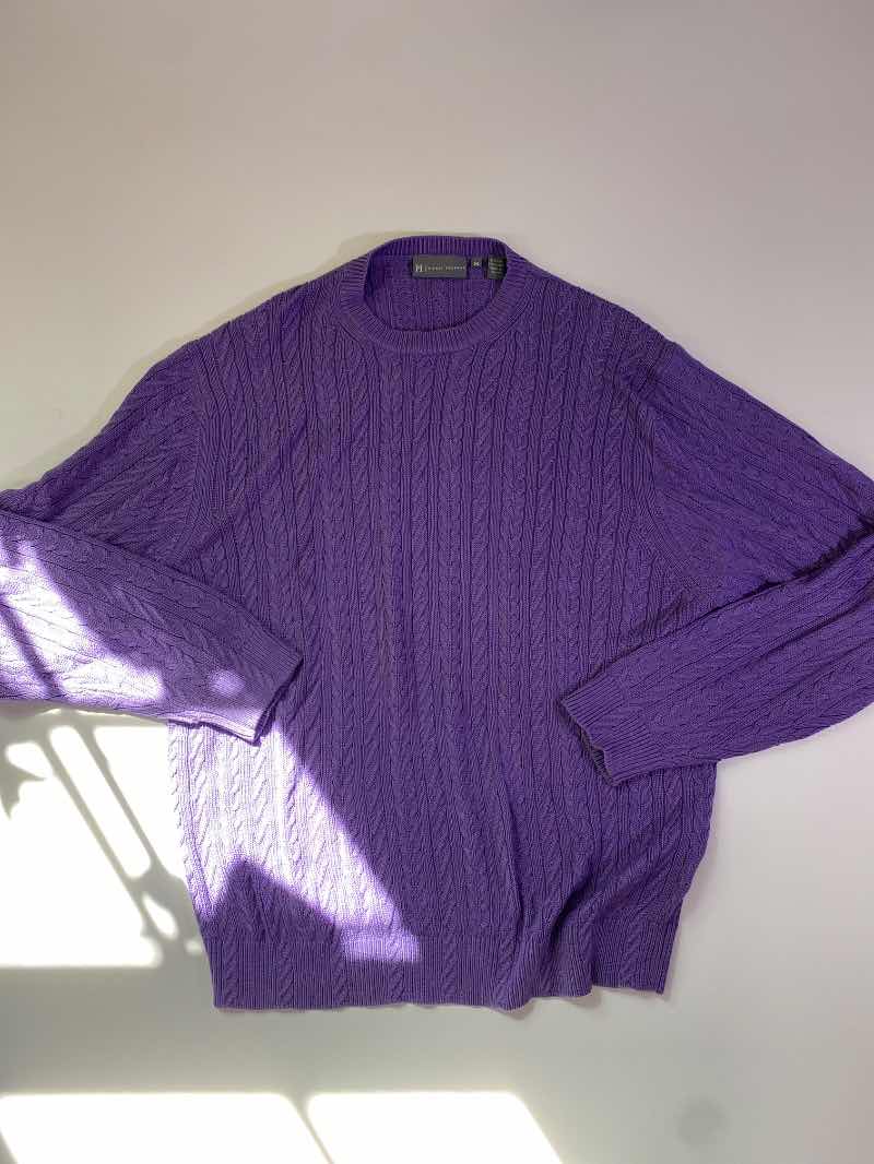 Hickey Freeman Cable Knit Sweater Men's