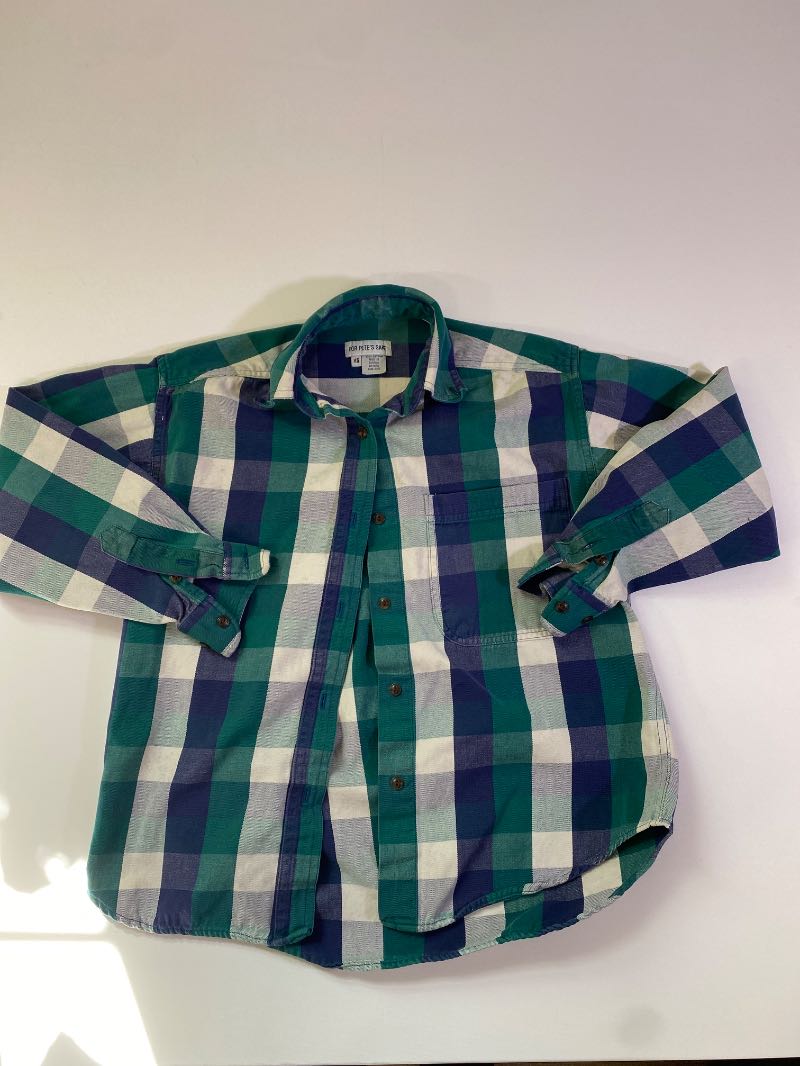 For Pete’s Sake  Vintage Plaid Shirt Vintage