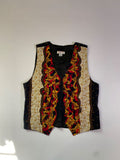 Talbots  Vintage Patterned Vest Vintage