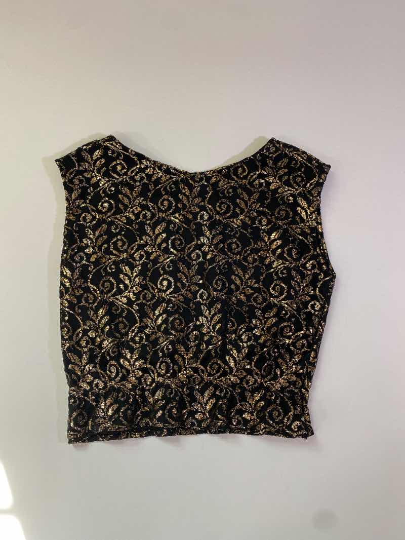 None Vintage Brocade Tank Vintage
