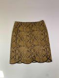 Warners  Snakeskin Print Skirt Vintage