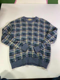 St John’s bay Plaid Knit Sweater Vintage