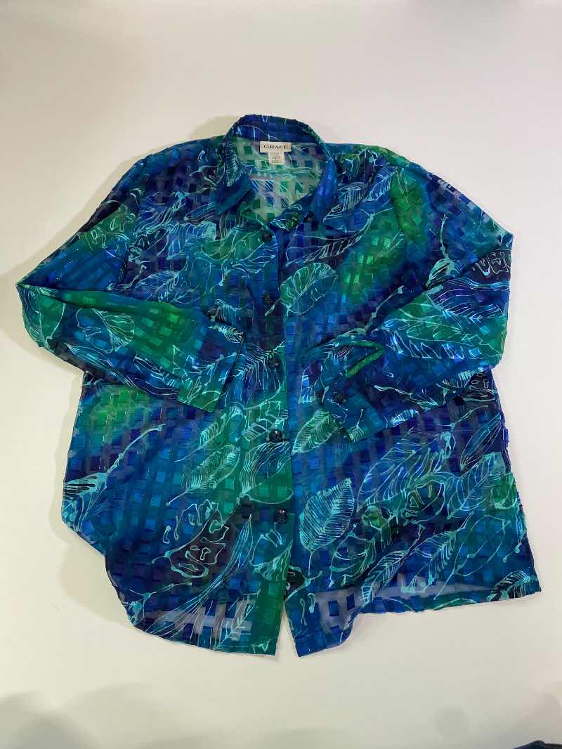 Graft Sheer Button-Up Vintage