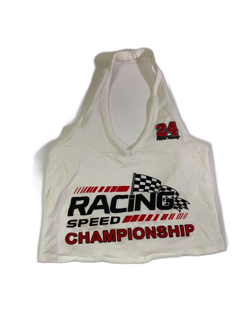 7Day Wknd Graphic Halter Tanks