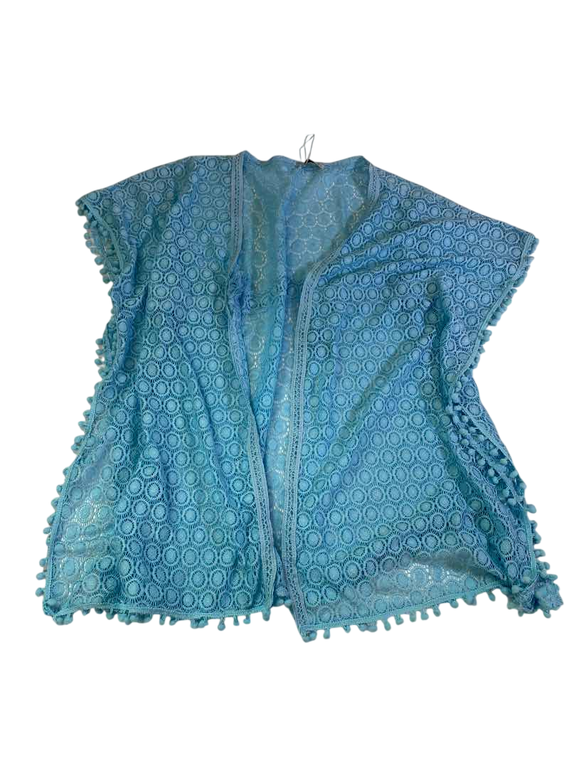 Jen & Co Lace Open-Front Short Sleeves