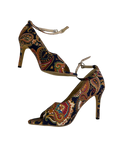 Paisley Print Heels Heels