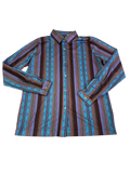Calvin Charles Striped Button-Up Shirt Vintage