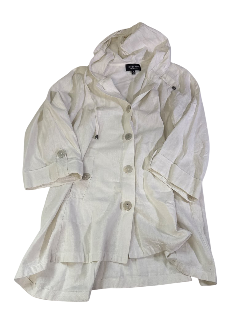 Jones & CO Hooded Button-Up Outerwear