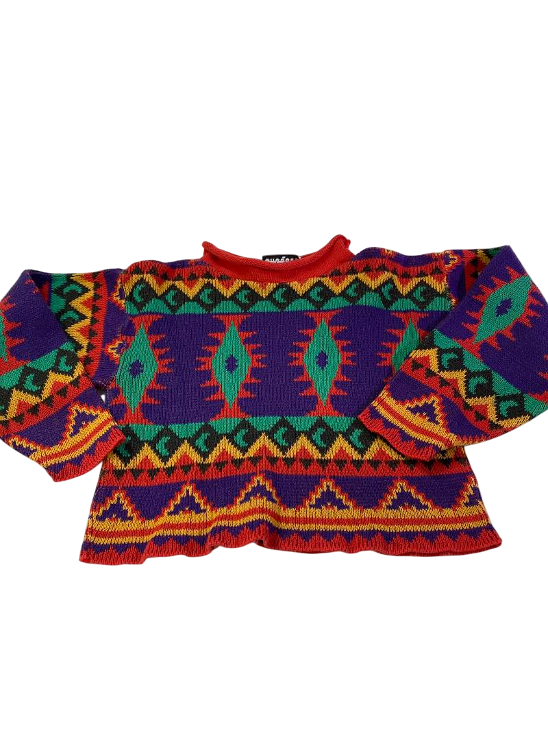 Croquet Club Retro Knit Sweater Vintage