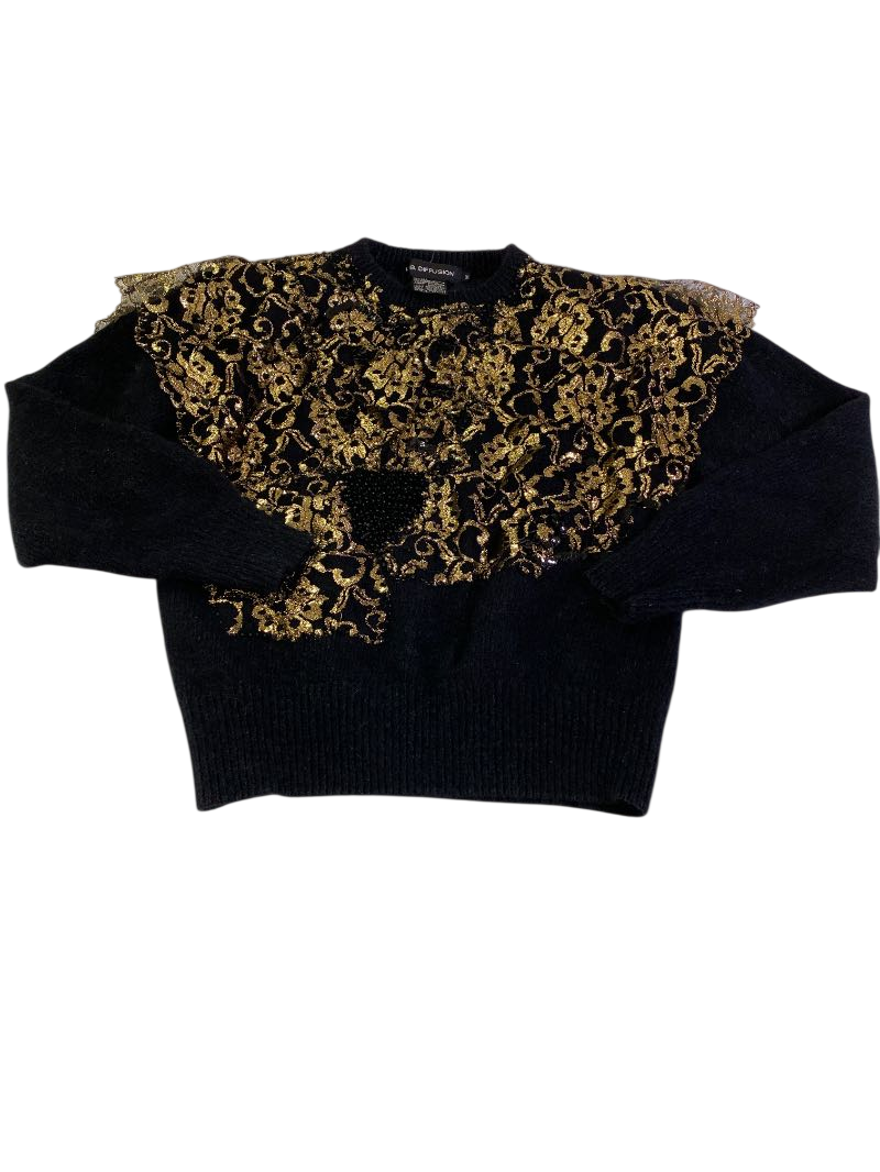 I. B. Diffusion Vintage Embellished Sweater Vintage