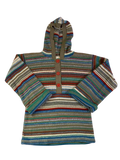 Sears Striped Knit Hoodie Vintage