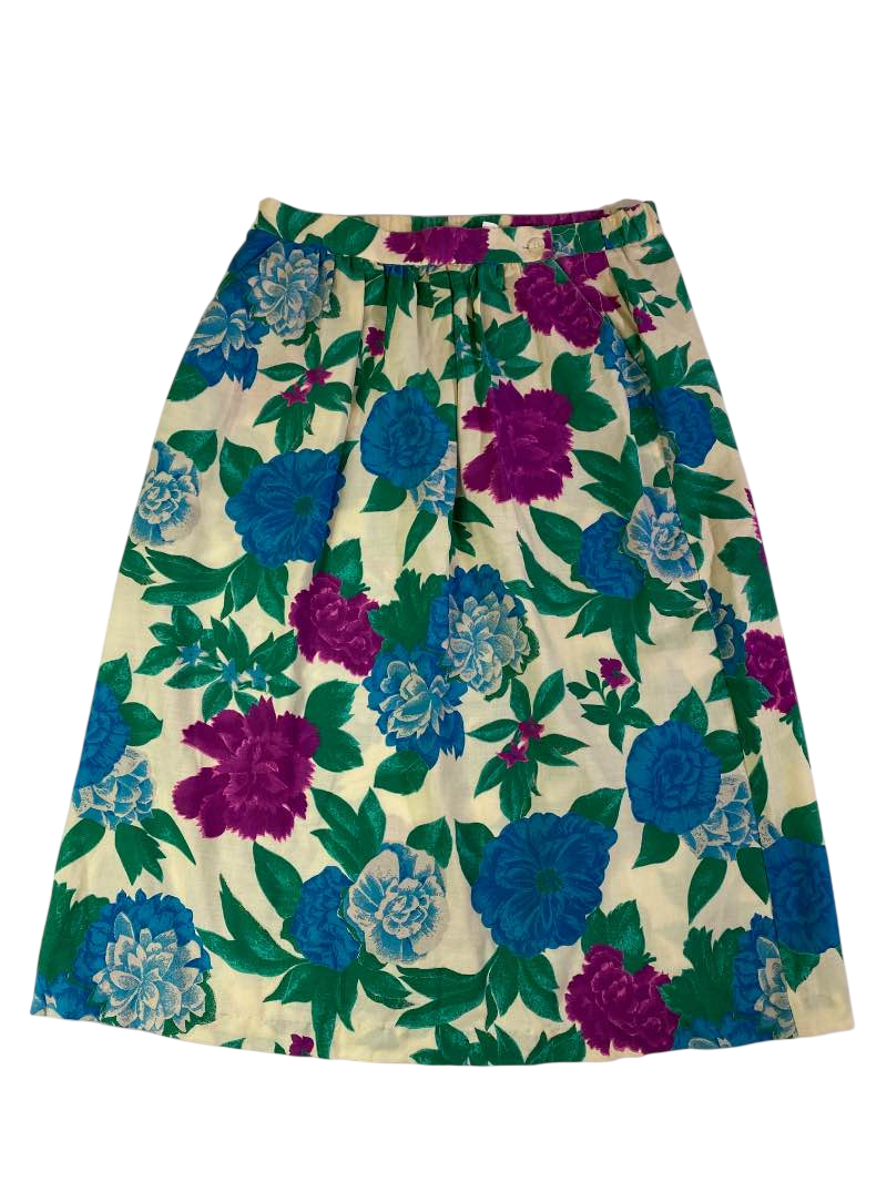 The America Collection  Floral Vintage Skirt Vintage