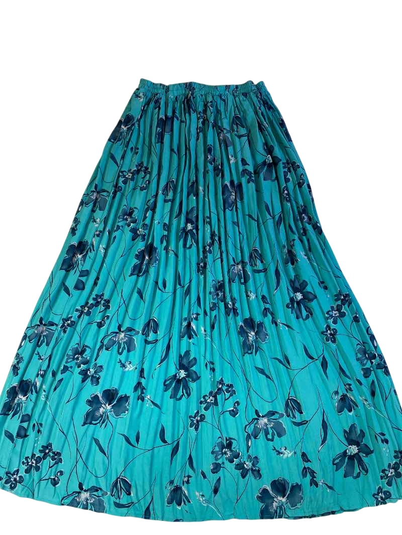None Floral Maxi Skirt Vintage