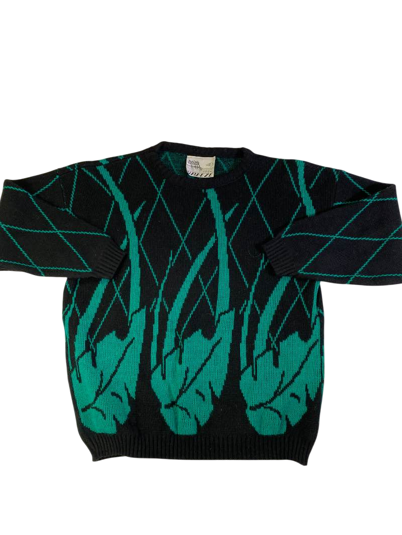 Breeze  Patterned Sweater Vintage