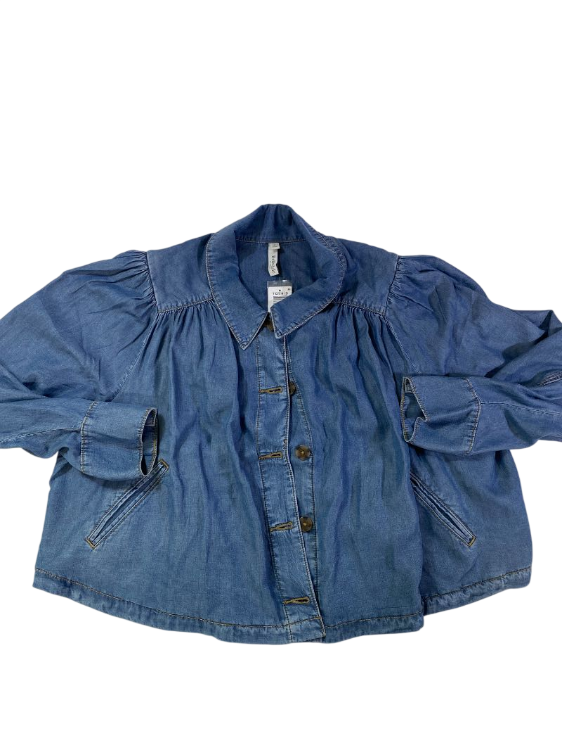 Belle Isle Button-Up Denim Long Sleeves