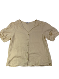 Sonoma  V-Neck Blouse Short Sleeves