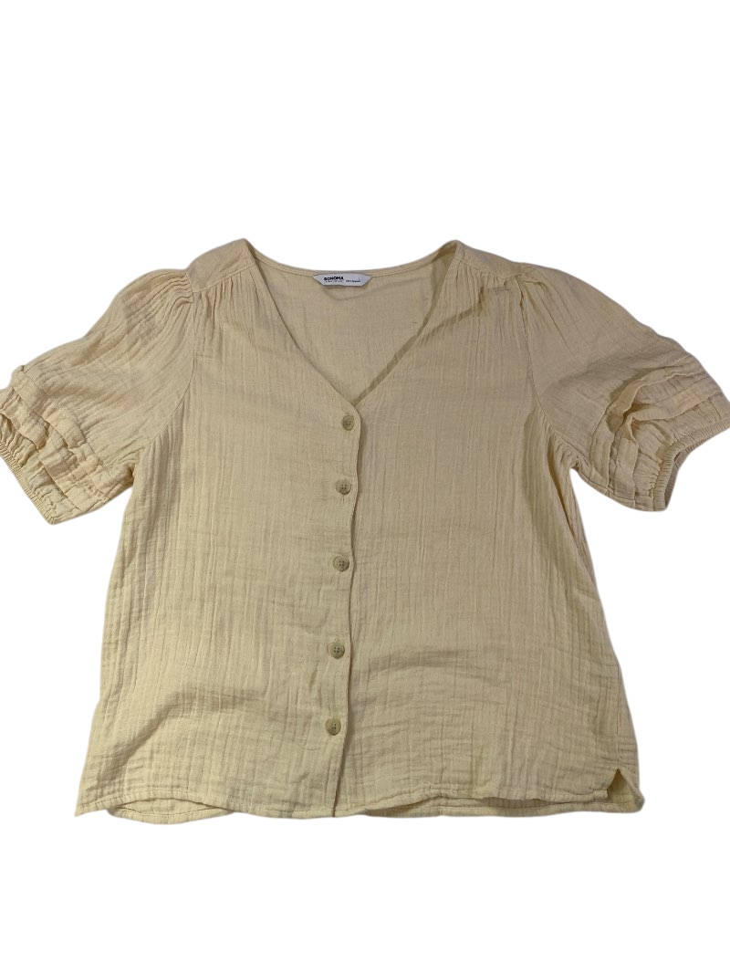 Sonoma  V-Neck Blouse Short Sleeves