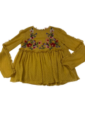 Zara  Floral Embroidered Long Sleeves
