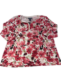 Karen Scott  Henley Neck Long Sleeves