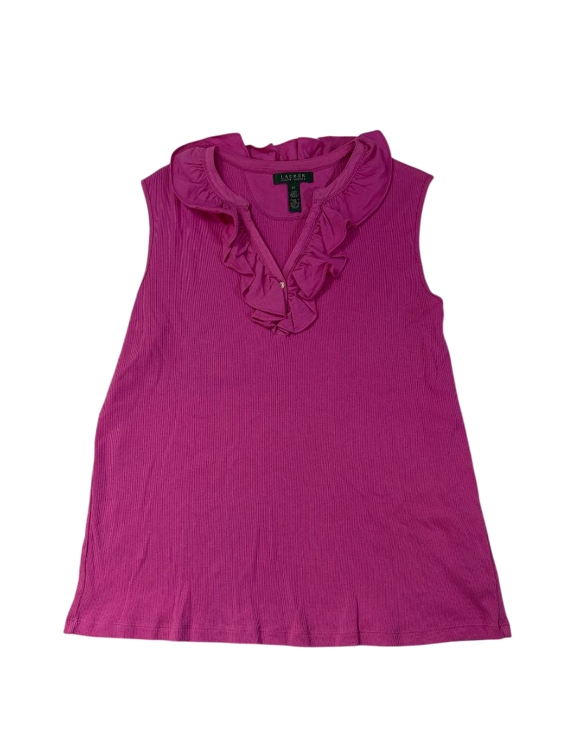 Ralph Lauren  Ruffled Sleeveless Tanks