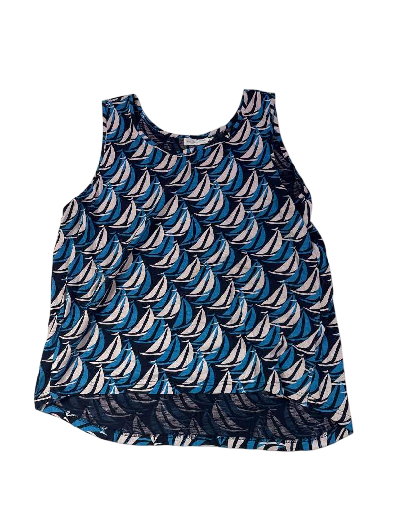 West Indies Wear  Sailboat Print Tanks