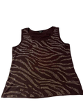 Style & Co Sleeveless Zebra Tanks