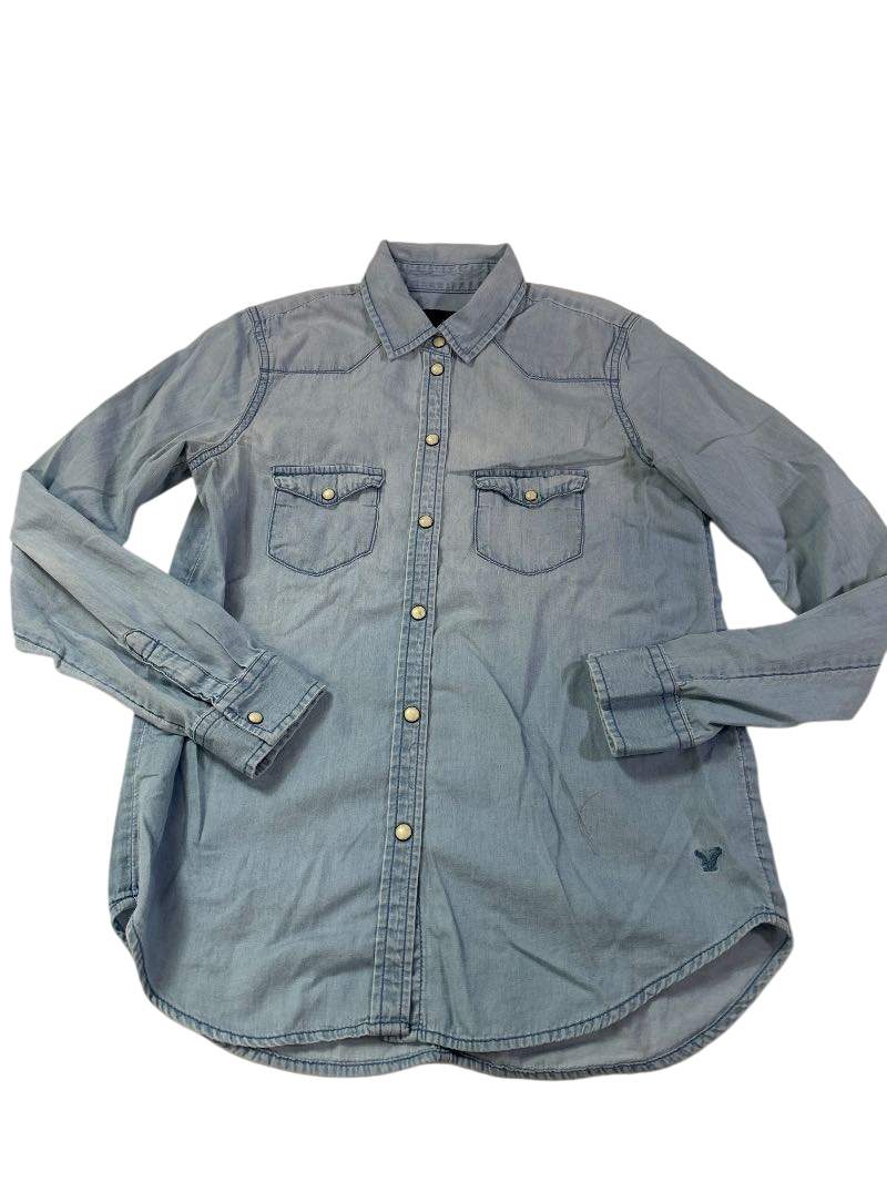 American Eagle  Denim Button-Up Long Sleeves