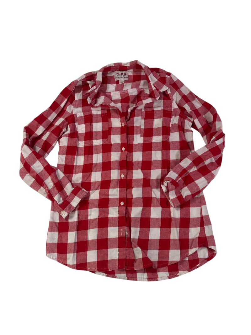 Old Navy  Plaid Button-Up Long Sleeves