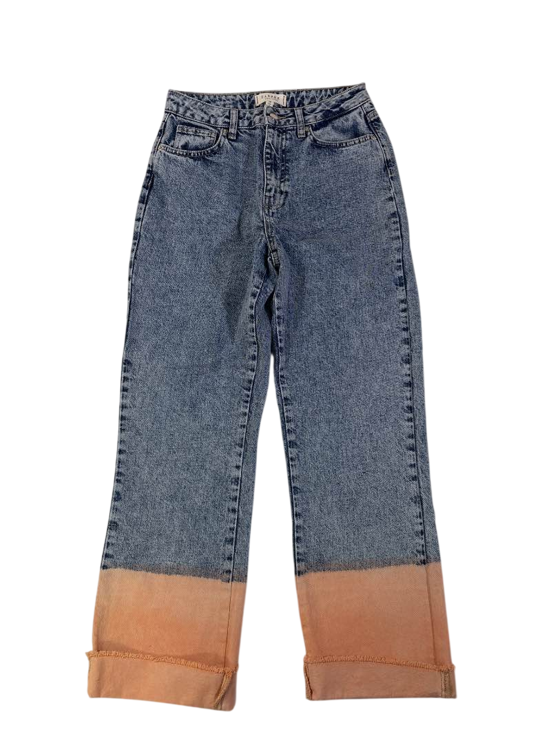 Harper Heritage  Cuffed Straight-Leg Jeans