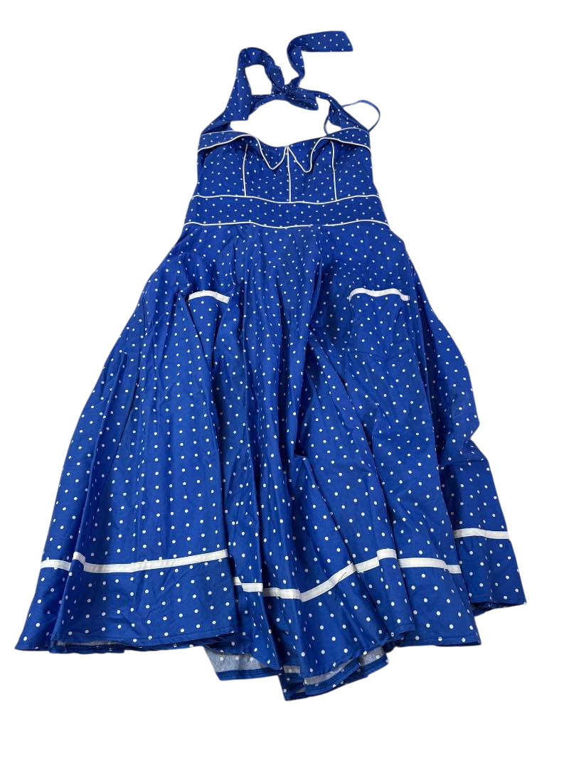 Hell Bunny Vixen Halter Polka Dot Dresses