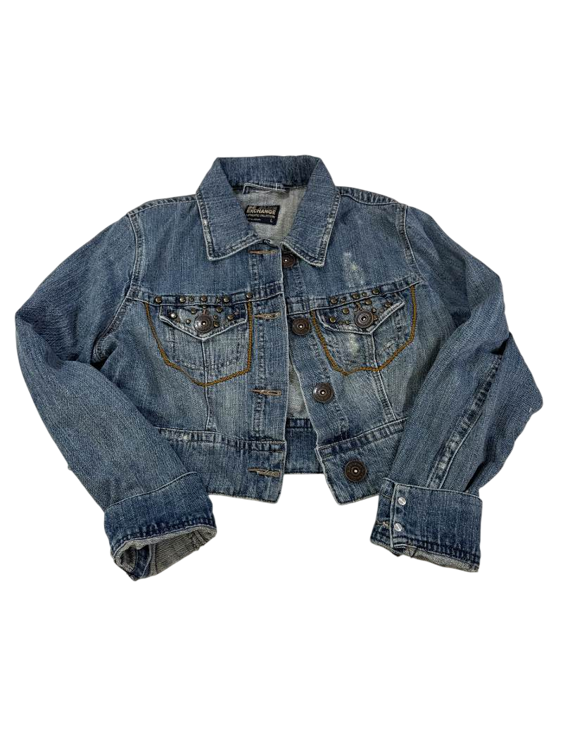 Be Blue Exchange Studded Denim Jacket Vintage