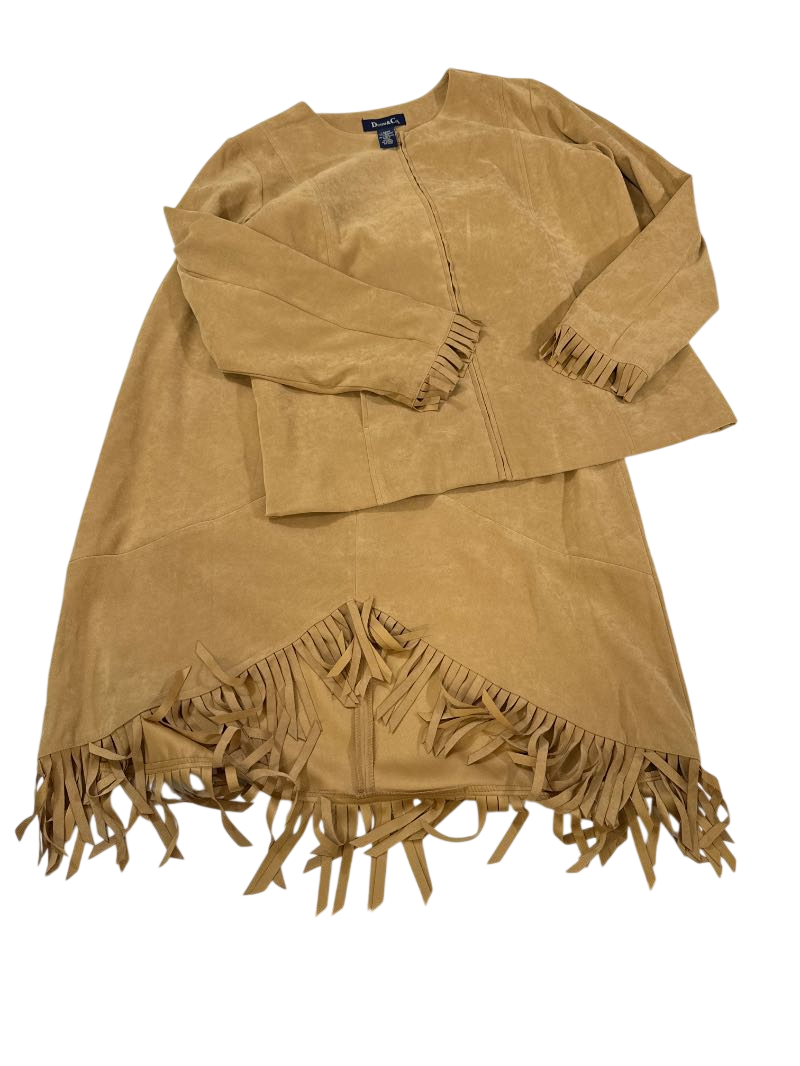 Denim & Co Fringed Jacket Vintage