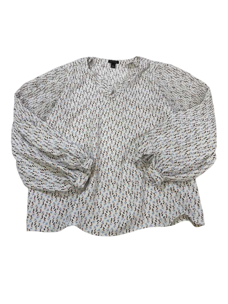 Ann Taylor Ruched Sleeves Long Sleeves