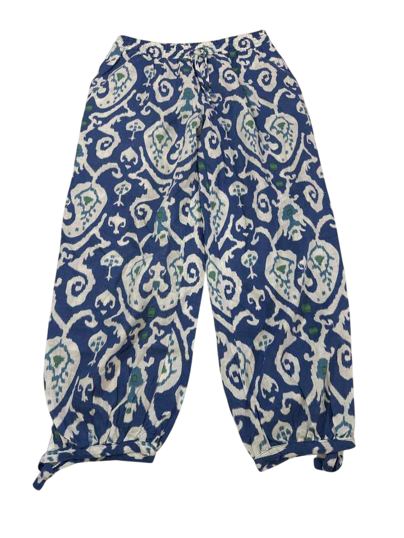 Chistian Siriano Drawstring Patterned Pants