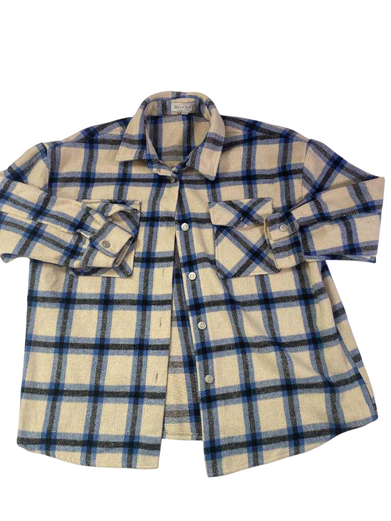 Jack + Avery  Plaid Button-Up Long Sleeves