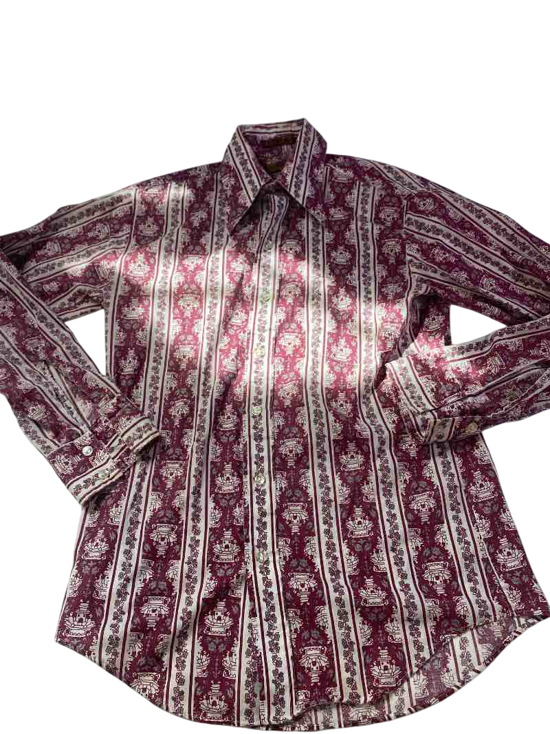 Sears Paisley Button-Up Vintage