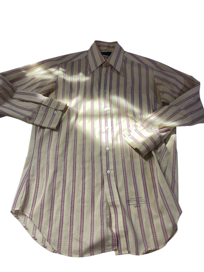 Sears  Striped Button-Up Shirt Vintage