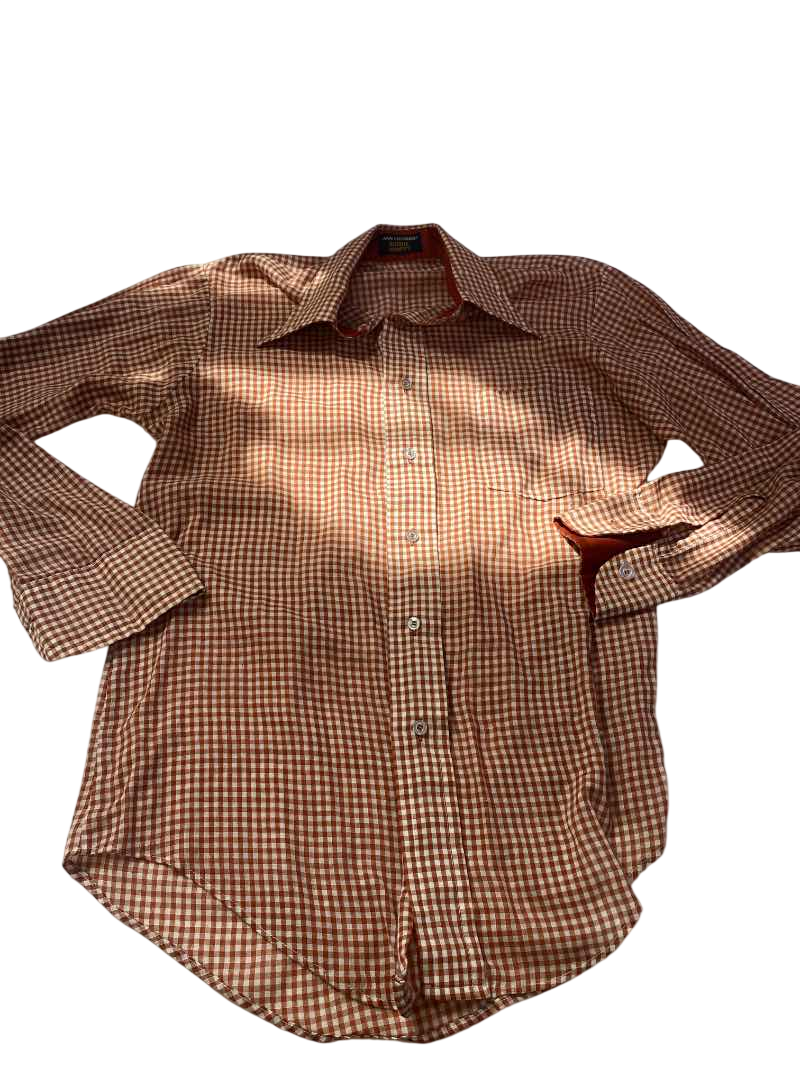 Van Heusen  Vintage Checkered Shirt Vintage