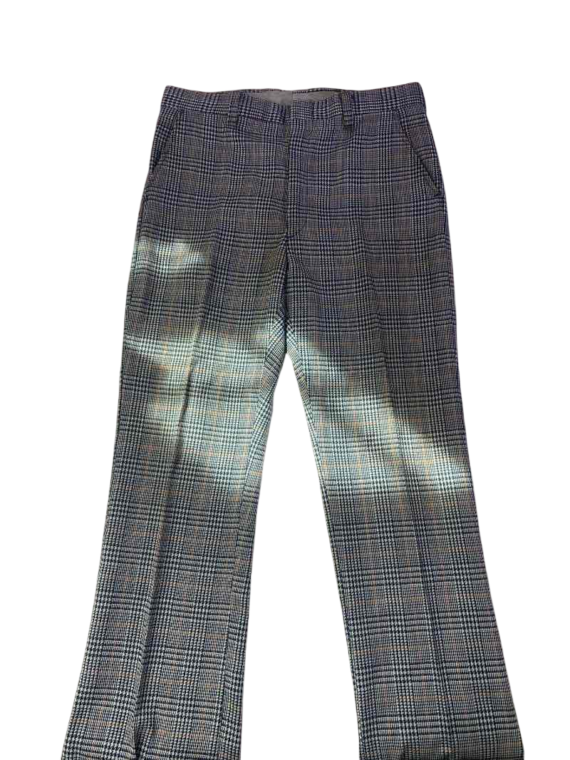 None Plaid Dress Pants Vintage