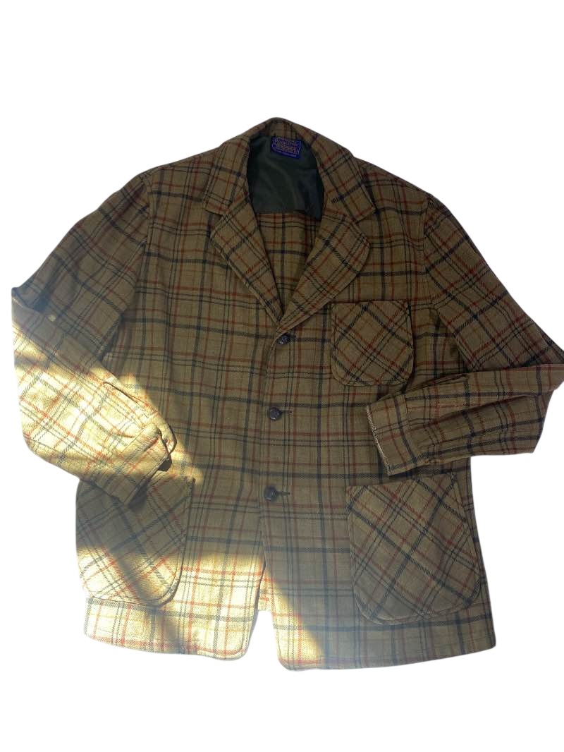 Pendleton Vintage Plaid Blazer Vintage
