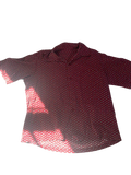 None Vintage Patterned Shirt Vintage