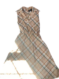 Strait Land  Plaid day dress Vintage