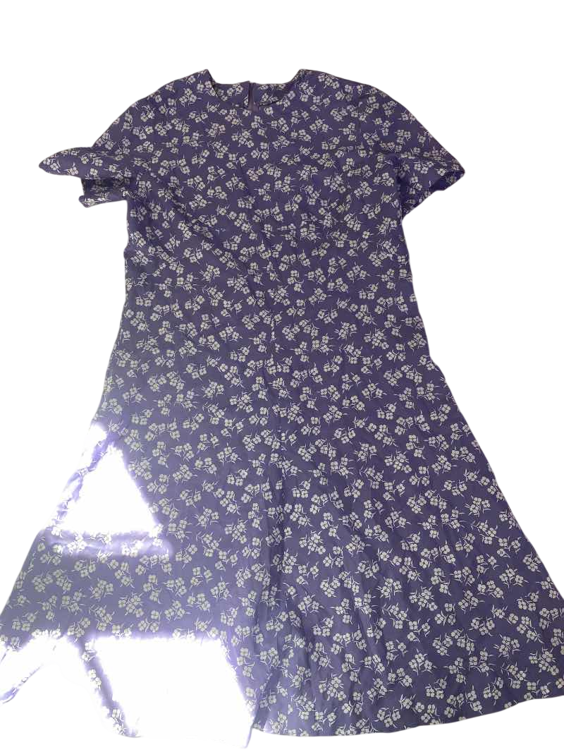 None Vintage Floral Dress Vintage