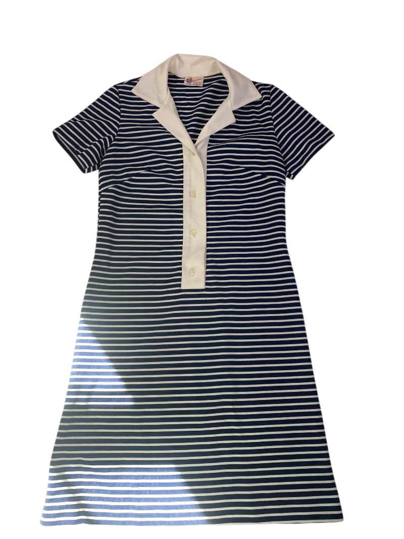Americana Striped A-line dress Vintage