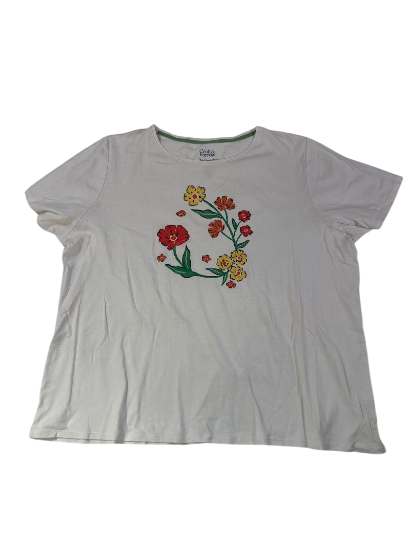 Croft & Barrow  Floral Print Short Sleeves