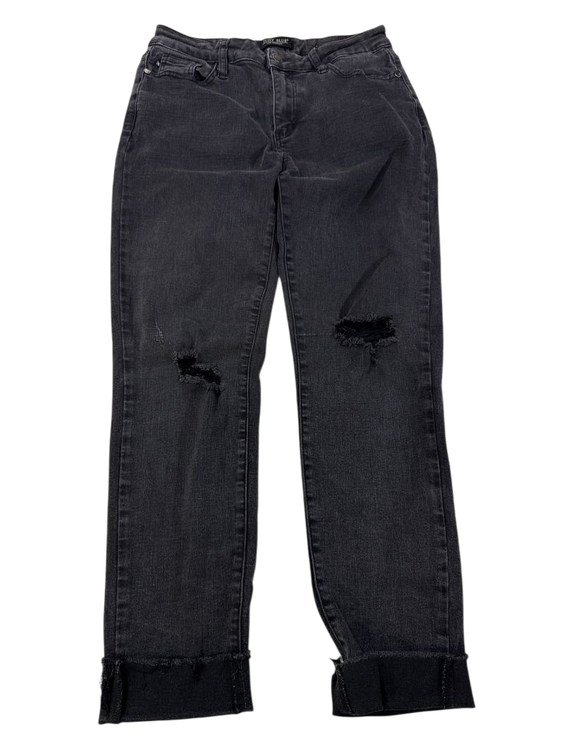 Judy Blue Distressed Straight Jeans