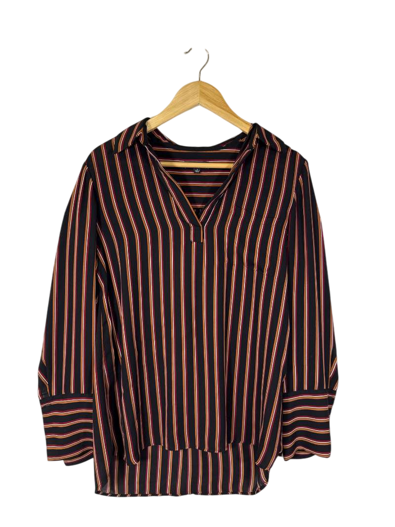 Premise V-Neck Top Long Sleeves