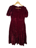 Velvet Midi Dress Vintage