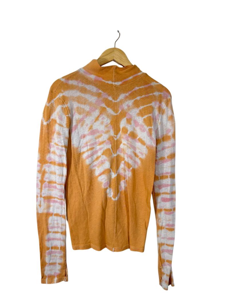 We The Free Tie-Dye Mock Neck Long Sleeves