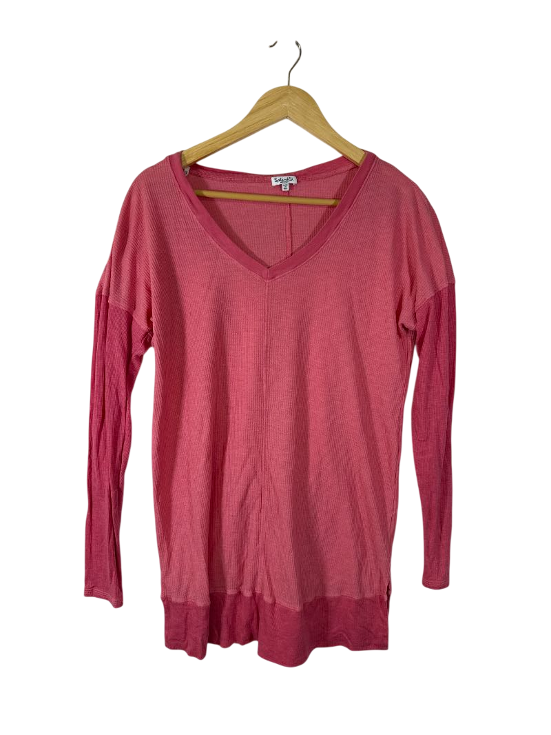 Splendid  V-Neck Tunic Long Sleeves